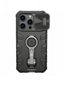 Nillkin CamShield Armor Pro Fodral till iPhone 14 Pro Armored cover stand ring svart