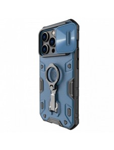 Nillkin CamShield Armor Pro Magnetic Case för iPhone 14 Pro Magnetic MagSafe Cover med kameraskydd blå