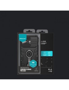 Nillkin CamShield Armor Pro Magnetic Case för iPhone 14 Pro Max Magnetic MagSafe Cover med kameraskydd blå