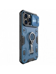 Nillkin CamShield Armor Pro Magnetic Case för iPhone 14 Pro Max Magnetic MagSafe Cover med kameraskydd blå