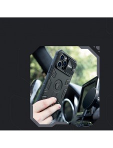 Nillkin CamShield Armor Pro Magnetic Case för iPhone 14 Pro Max Magnetic MagSafe Cover med kameraskydd blå