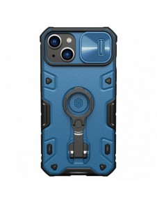 Nillkin CamShield Armor Pro Magnetic Case iPhone 14 Plus Magnetic MagSafe Cover med kameraskydd blå
