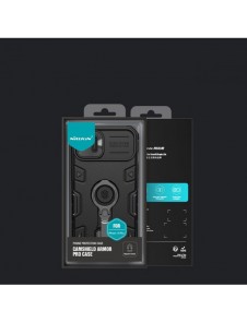 Nillkin CamShield Armor Pro Magnetic Case iPhone 14 Plus Magnetic MagSafe Cover med kameraskydd blå