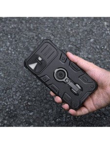Nillkin CamShield Armor Pro Magnetic Case iPhone 14 Plus Magnetic MagSafe Cover med kameraskydd blå