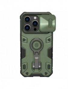 Nillkin CamShield Armor Pro Magnetic Case iPhone 14 Pro Magnetic MagSafe Cover med kameraskydd Mörkgrön