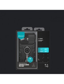 Nillkin CamShield Armor Pro Magnetic Case iPhone 14 Pro Magnetic MagSafe Cover med kameraskydd Mörkgrön