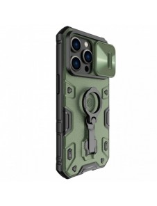 Nillkin CamShield Armor Pro Magnetic Case iPhone 14 Pro Magnetic MagSafe Cover med kameraskydd Mörkgrön