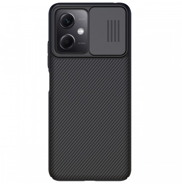 Nillkin CamShield-fodral för Xiaomi Redmi Note 12 5G / Poco X5 5G-fodral med kamerahölje svart