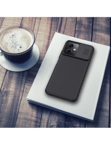 Nillkin CamShield-fodral för Xiaomi Redmi Note 12 5G / Poco X5 5G-fodral med kamerahölje svart