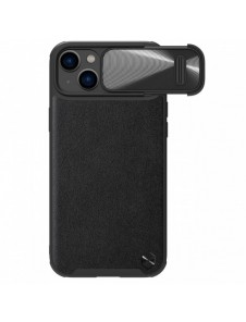 Nillkin CamShield Leather S Fodral iPhone 14 skal med kameraskal svart