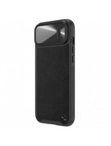 Nillkin CamShield Leather S Fodral iPhone 14 skal med kameraskal svart