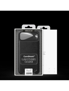 Nillkin CamShield Leather S Fodral iPhone 14 skal med kameraskal svart