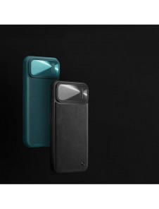 Nillkin CamShield Leather S Fodral iPhone 14 skal med kameraskal svart