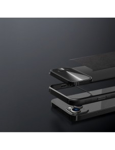 Nillkin CamShield Leather S Fodral iPhone 14 skal med kameraskal svart