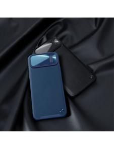 Nillkin CamShield Leather S Fodral iPhone 14 skal med kameraskal svart