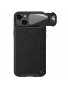 Nillkin CamShield Leather S Fodral iPhone 14 Plus skal med kameraskal svart