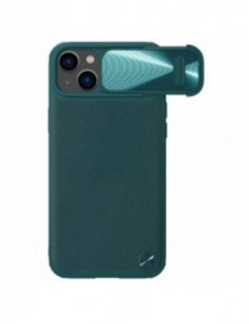 Nillkin CamShield Leather S Fodral iPhone 14 Plus skal med kameraskal grönt