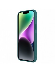 Nillkin CamShield Leather S Fodral iPhone 14 Plus skal med kameraskal grönt