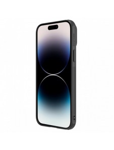 Nillkin CamShield Leather S Fodral iPhone 14 Pro skal med kameraskal svart