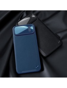 Nillkin CamShield Leather S Fodral iPhone 14 Pro skal med kameraskal svart