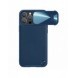 Nillkin CamShield Leather S Fodral iPhone 14 Pro skal med kameraskal blå