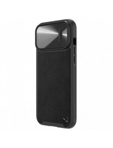 Nillkin CamShield Leather S Fodral iPhone 14 Pro Max skal med kameraskal svart