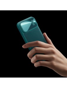 Nillkin CamShield Leather S Fodral iPhone 14 Pro Max skal med kameraskal svart