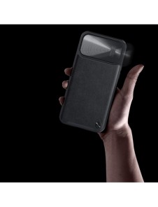 Nillkin CamShield Leather S Fodral iPhone 14 Pro Max skal med kameraskal svart