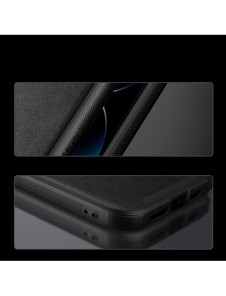Nillkin CamShield Leather S Fodral iPhone 14 Pro Max skal med kameraskal svart
