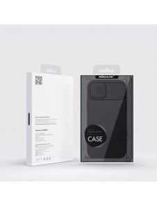 Nillkin CamShield Magnetic Silikonfodral iPhone 14 Plus magnetiskt MagSafe-skal med kameraskydd grönt