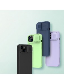 Nillkin CamShield Magnetic Silikonfodral iPhone 14 Plus magnetiskt MagSafe-skal med kameraskydd grönt