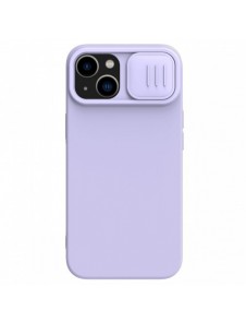 Nillkin CamShield Magnetic Silikonfodral iPhone 14 Plus magnetiskt MagSafe-skal med kamerahölje lila