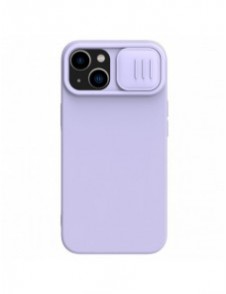 Nillkin CamShield Magnetic Silikonfodral iPhone 14 Plus magnetiskt MagSafe-skal med kamerahölje lila