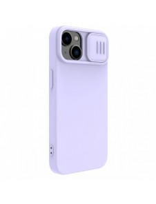 Nillkin CamShield Magnetic Silikonfodral iPhone 14 Plus magnetiskt MagSafe-skal med kamerahölje lila