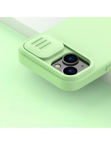 Nillkin CamShield Magnetic Silikonfodral iPhone 14 Plus magnetiskt MagSafe-skal med kamerahölje lila