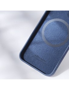 Nillkin CamShield Magnetic Silikonfodral iPhone 14 Plus magnetiskt MagSafe-skal med kamerahölje lila
