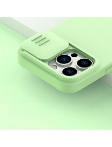 Nillkin CamShield Magnetic Silikonfodral iPhone 14 Pro Max Magnetic MagSafe Skal med kamerafodral Svart