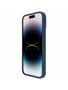 Nillkin CamShield Magnetic Silikonfodral iPhone 14 Pro Max Magnetic MagSafe Skal med kameraskydd blå