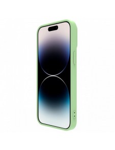 Nillkin CamShield Magnetic Silikonfodral iPhone 14 Pro Max Magnetic MagSafe skal med kameraskydd Grön