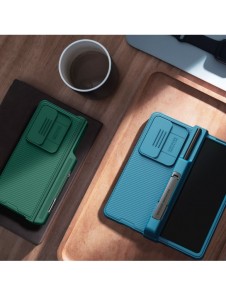 Nillkin CamShield Pro Fodral (kostym) för Samsung Galaxy Z Fold 4 skal med kamerafodral blått