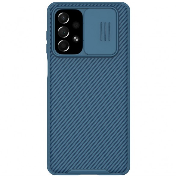 Nillkin CamShield Pro Case Armored Pouch Cover Kamera Cover Kamera Samsung Galaxy A73 Blå