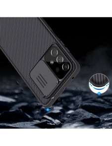 Nillkin CamShield Pro Case Armored Pouch Cover Kamera Cover Kamera Samsung Galaxy A73 Blå