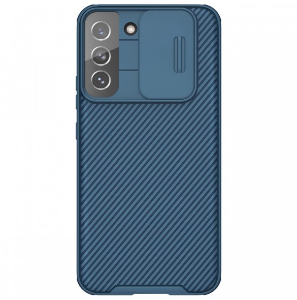 Nillkin CamShield Pro Fodral Armored Pouch Cover Kameraskydd Kamera Samsung Galaxy S22 + (S22 Plus) Blå