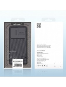 Nillkin CamShield Pro-fodral till Xiaomi Redmi Note 12 Pro / Poco X5 Pro 5G-fodral med kameraskydd svart