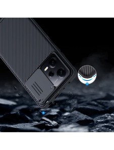 Nillkin CamShield Pro-fodral till Xiaomi Redmi Note 12 Pro / Poco X5 Pro 5G-fodral med kameraskydd svart