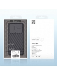 Nillkin CamShield Pro Fodral till Xiaomi Redmi Note 12 Pro+ skal med kamerafodral svart