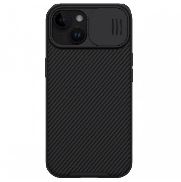 Nillkin CamShield Pro Magnetic Case for iPhone 15 Plus with Camera Protector - Black