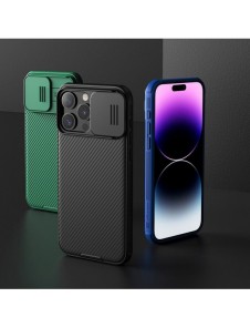 Nillkin CamShield Pro Magnetic Case for iPhone 15 Pro with Camera Protector - Blue