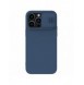 Nillkin CamShield Silky Silicone Case for iPhone 14 Pro Max silicone cover with camera cover blue