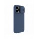 Nillkin CamShield Silky Silicone Case for iPhone 14 Pro Max silicone cover with camera cover blue